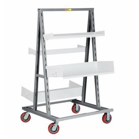 Little Giant Adjustable Tray A-Frame Shelf Truck, Double-Sided (FRAME ONLY) AFS36406PY